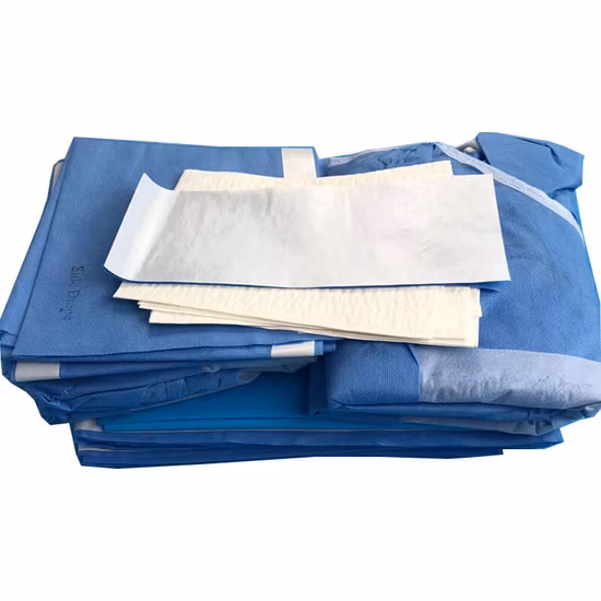 SMS Ent U-Split Nonwoven Drape Set/Surgical Split Sheet Drape Set