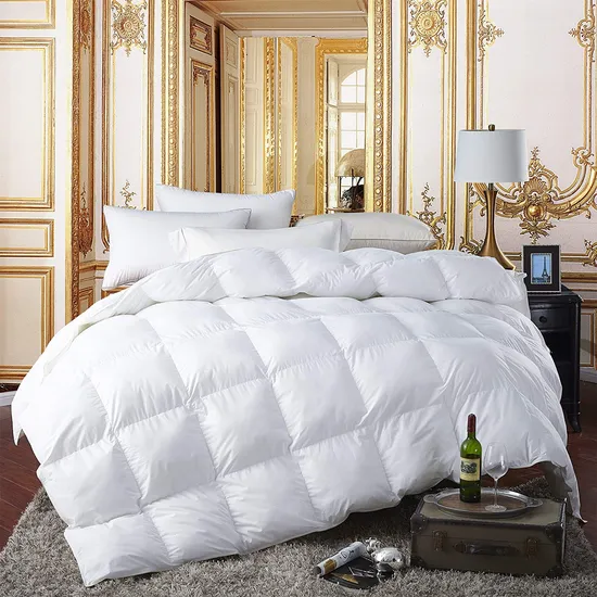 Manufacturer Luxury Duck Down Quilt, Wholesale Duck Feather Quilt Insert, Premium Quality Home Bed Down Quilt, Custom Printed Design Down Quilt