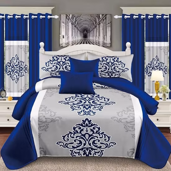 Bedding Comforter Set - Full Size Comforter Sets (Arrow White) with 2 Pillow Shams - Bedding Comforter Sets - Down Alternative Comforter