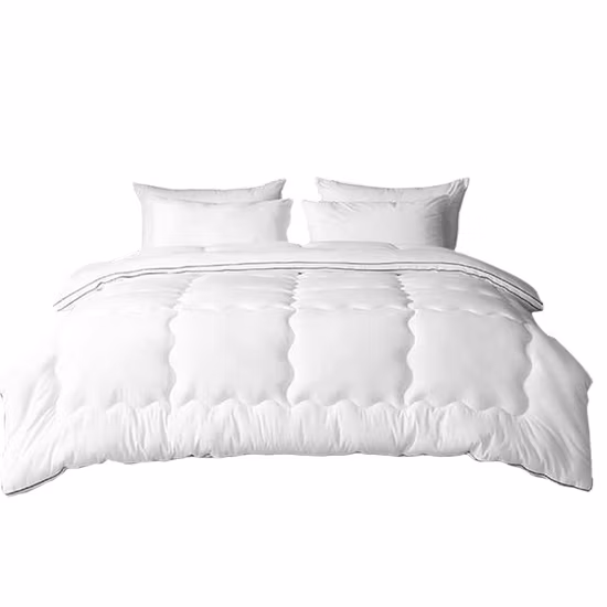 Jaje Custom Wholesale Home Ultrasonic King Size Prezzo competitivo Aria condizionata Luxury Summer Cotton Organic Polyeste Lenzuolo Copriletto Trapunta con borsa