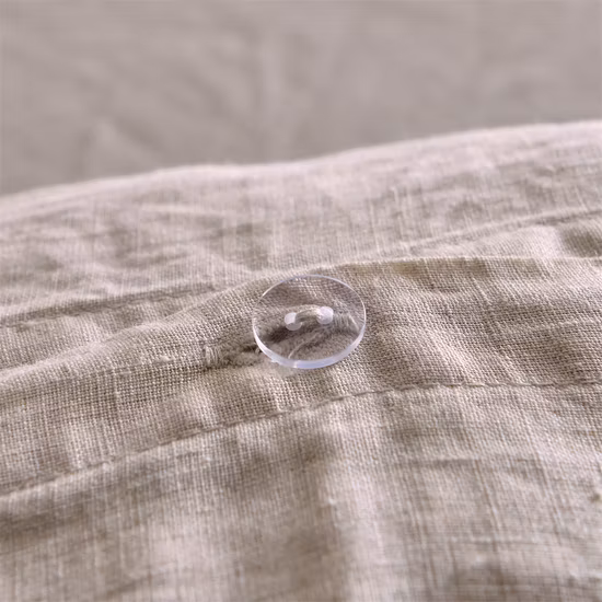Set di lenzuola in lino francese di colore naturale super morbido